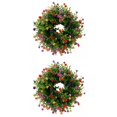 thumbnail image 1 of 2 Coronas Florales De Gypsophila Wreath Para Festivales, Celebraciones, Bodas. Zulema corona de primavera, 1 of 7