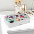 thumbnail image 6 of Ice Cream Portable PU Leather Jewelry Organizer Box with Removable Compartment, 6 of 6