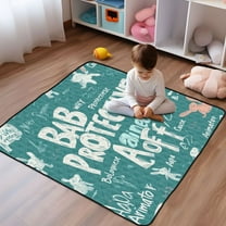 WOBOGO Bab Why Protective Baby Playmats Extra Large Waterproof Rollable Activity Pads for Toddlers 50×50inch