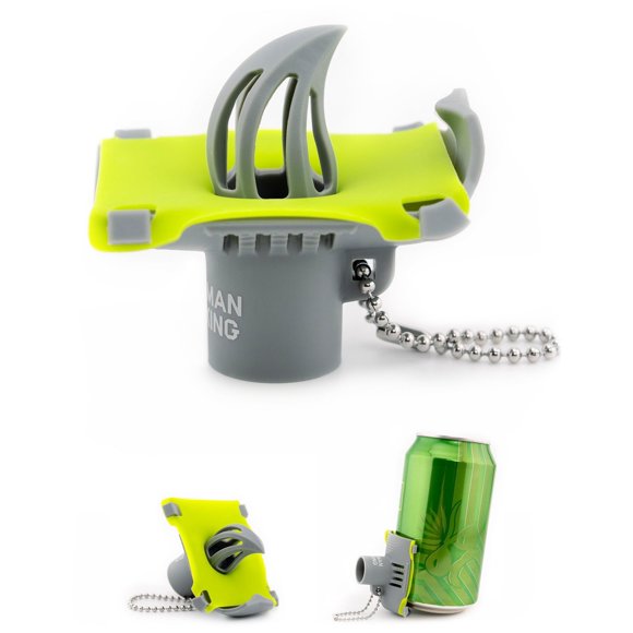 Escopeta Funnel Wild Man Drinking Krak'in 2.0, gris y verde