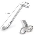 thumbnail image 3 of 2 Pieces Candle Trimmer Wick Catcher Stainless Steel, Silver, 3 of 3