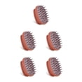 thumbnail image 3 of Injueey Masajeador de cuero cabelludo, accesorio de limpieza corporal, cepillo de silicona para cuero cabelludo, masajeadores de cabello, Café 5Conjunto, 3 of 6