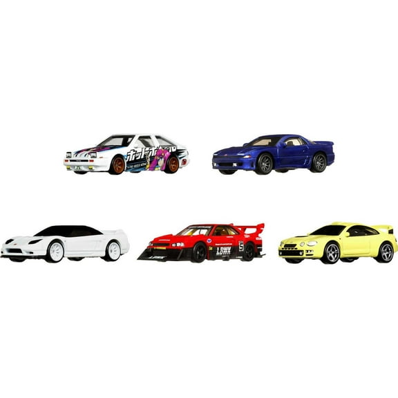 Hot Wheels Premium Car Culture Mountain Drifters with 5 Toy Cars