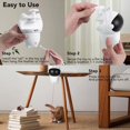 thumbnail image 3 of EASTIN Indoor Cat Laser Feathers Toys -Interactive Cat Toys - Automatic Laser and Feather Kitten Toys - Indoor Cat Trees Exercise Cat Toys - Moving Cat Balls Toy - Robotic Pet Toys With F, 3 of 3