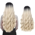 thumbnail image 3 of LHWEN Long Women's Wig - Natural Synthetic Wig Shadow Curly Wig For Women Beauty Salon Straight Hair Fun Lace Wavy Curls Braided Hair Synthetic Hair bohon Perfect for Party Everyday, 3 of 3