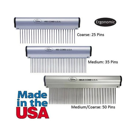 UPC: 0030627000800 | Resco Ergonomic Pet Comb with Coarse Tooth Spacing 80