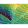 thumbnail image 4 of Ambesonne Fiesta Quilted Bedspread Set 3 Pcs, Tribal Culture Zigzags, King Size, Multicolor, 4 of 5