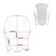 thumbnail image 4 of Parabrisas gris claro para motocicleta, para Yamaha Tenere-700 2019-2021, 4 of 5
