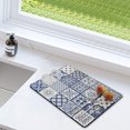 thumbnail image 5 of Kitchen Drying Mat Water Absorbent Heat Resistant Non Slip Dish Drainer Meal Placemat, 5 of 6