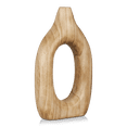 thumbnail image 1 of Bouclair Natural Wood Loop Vase, 1 of 6