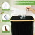 thumbnail image 2 of Xiyztok 105L Recycling Bin Large Capacity Recycle Bin with Lid Removable Reusable Bag Foldable Storage Container Bamboo Handle Recycle Bottle Bin for Kitchen Indoor, 2 of 9