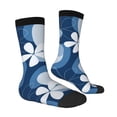 thumbnail image 2 of Goofa Flower Printed Men's Crew Socks, Soft Durable Breathable Moisture-Wicking with Odor Control Cotton socks, 2 of 9