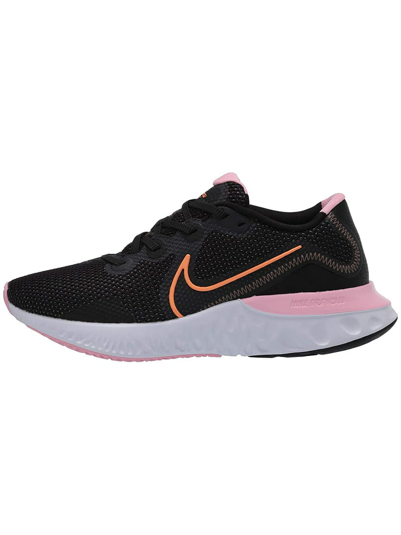 Nike Women's Renew Run Running (Black/Pink/Orange, Numeric_9_Point_5)