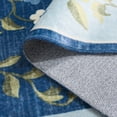 thumbnail image 6 of SAFAVIEH Martha Stewart Kyler Floral Machine Washable Area Rug, Dark Blue/Light Blue, 4' x 6', 6 of 11
