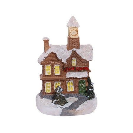 

TAIAOJING Resin Handicraft OrnamentsEuropean Light 0rnamentsCreative AccessoriesEuropean And American VillasBungalows With Lampcrafts Home Garden Desktop Decor