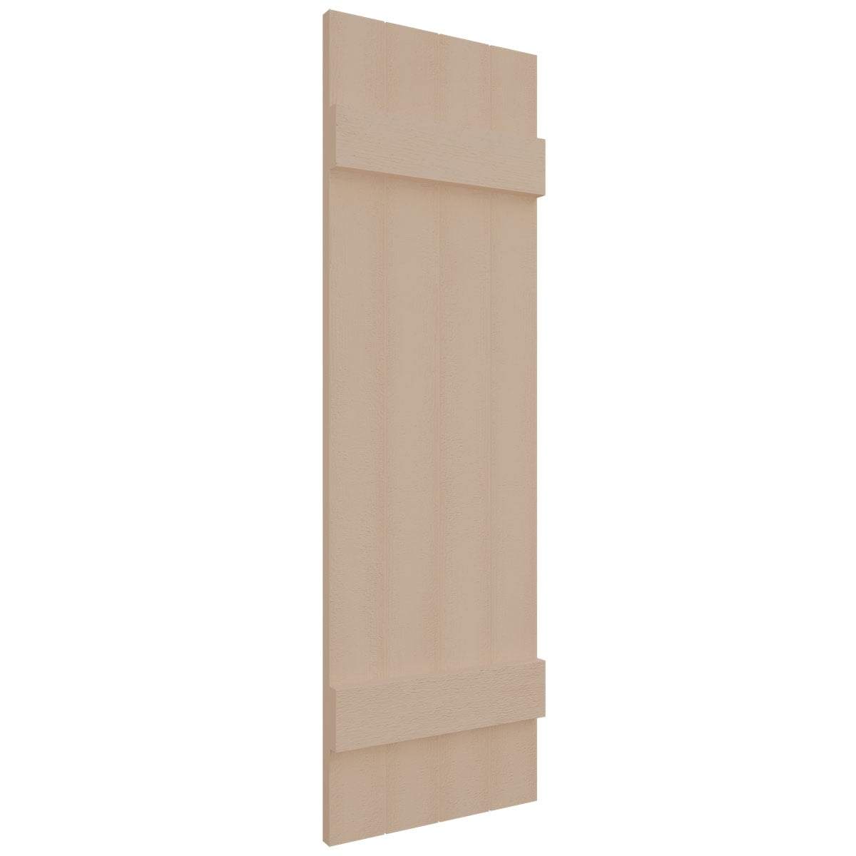 14"W x 51"H Mid-America Vinyl, Standard Size Four Board Joined Shutters, w/Installation Shutter-Lok's & Matching Screws, 023 - Wicker