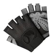 thumbnail image 3 of Guantes deportivos Nikou 2 medio dedo poliéster resistentes al desgaste antideslizantes color negro L, 3 of 13