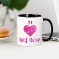 thumbnail image 3 of CafePress - I Heart Speech Therapy Mugs - 11 oz Ceramic Mug - Novelty Coffee Tea Cup, 3 of 4
