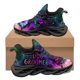 thumbnail image 1 of Zapatillas de deporte suaves con estampado de flores degradadas para mujer, de otoño e invierno, antideslizantes, con punta redonda, informales, planas y resistentes a la suciedad., 1 of 6