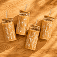 thumbnail image 6 of 16oz Boho Floral Mason Drinking Jars with Lids and Straws, 4 Pack, 6 of 6