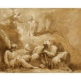thumbnail image 3 of Castello, Valerio 18x15 Black Modern Framed Museum Art Print Titled - The Agony in the Garden, 3 of 5