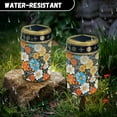thumbnail image 5 of SEANATIVE Hippie Floral Cemetery Solar Lights Stain Resistant Grave Lights for Cemetery Garden Decor Memorial Solar Lights for Graves Solar Stake Lights for Outside Garden Cemetery Decorations, 5 of 7