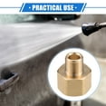 thumbnail image 2 of Conector de manguera de latón adaptador de acoplador M22x1.5 a M14x1.5 de Unique Bargains, 2 of 7