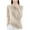 Khaki, variant on VEKDONE Womens Mock Neck Sweaters Solid Color Long Sleeve Knit Sweater Fall Winter Soft Comfy Warm Pullover Tops