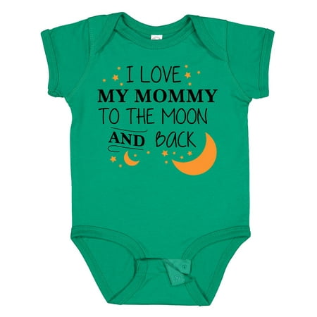 

Inktastic I Love My Mommy to the Moon and Back Gift Baby Boy or Baby Girl Bodysuit