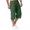 Green, variant on Migroa Mens Linen Capri Pants Casual Lightweight 3/4 Pants Loose Fit Elastic Waist Drawstring Big And Tall Summer Beach Yoga Shorts with Pockets Coffee L
