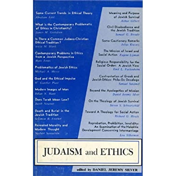 Pre-Owned Judaism and Ethics (Hardcover) 9780870680106