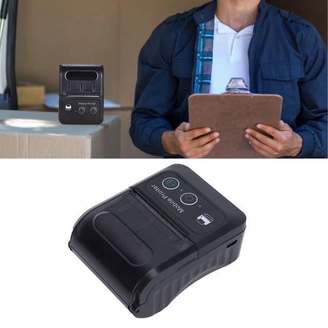 Thermal Receipt Printer, High Speed Printing USB Ticket Printer QR Code Support 203dpi Resolution for Restaurant for Wins Systems