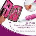 thumbnail image 2 of Beurer MP44 Manicure & Pedicure Nail Drill Set | electric nail set | incl travel case and manual mani/pedi set | 2-in-1 Manicure Set | for fingernails and toenails | at home or on the go, 2 of 7