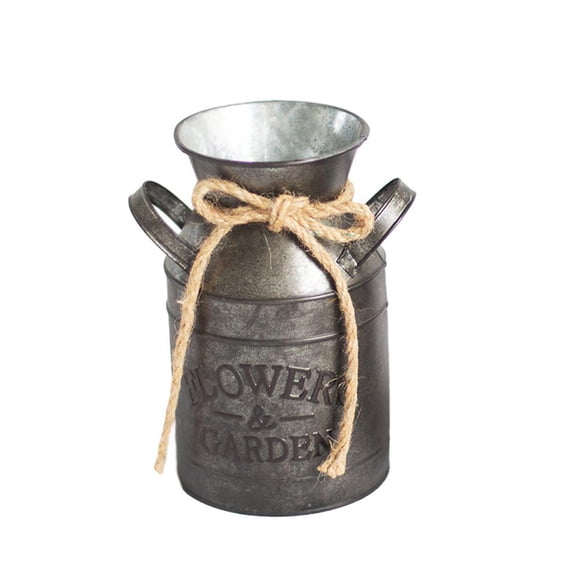 Para Flores, Cubo Para Flores, Cubo Retro Para Leche, Cubo Para Flores, Cubo De Hierro Para El Jardín Del Hogar Speravity HA044114-02