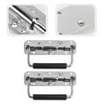 thumbnail image 4 of 2Pcs Folding Handles for Instrument Case Knobs Accessories Silver, 4 of 8