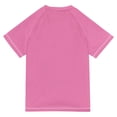 thumbnail image 6 of FORMRS Boys Rash Guard Short Sleeves Swim Shirt Quick Dry UPF 50+ Sun Protection, Sizes 3-12T, Pink Doughnuts, 6 of 6