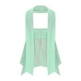thumbnail image 4 of Youyipin Womens Tank Tops Tummy Control Modest Flowy Mesh Solid Color Halter Tops For Women, 4 of 4
