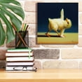 thumbnail image 6 of Epic Graffiti 'Yoga Chick Revolved Triangle' by Lucia Heffernan, 12"x12", 6 of 8