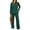 Green, variant on 2 Piece Outfits for Women Long Sleeve Sweatsuit and Wide Leg Tracksuit Ladies Fall Cozy Lounge Sets