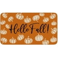 thumbnail image 4 of Fall Kitchen Mats for Floor Set of 2,Hello Fall Floor Mat Pumpkin Kitchen Mat Anti-Slip Rubber, Autumn Thanksgiving Day Comfort Standing Decorative Rugs and Mat 17'''' X 47'''' + 17\u201dx31\u201c, 4 of 6