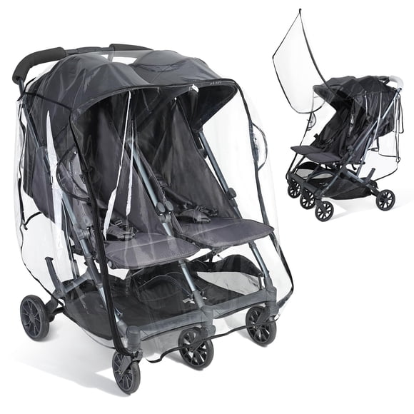 Cubierta impermeable universal y transpirable para cochecito doble IvyWind