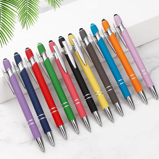 Metal Touch Pen Aluminum Pen Capacitive Touch Ballpoint Pen Handwriting Touch Screen Pen Gift Pen