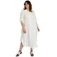 thumbnail image 1 of Vestido camisero con olanes Roman Fashion Talla Extra 1062 Blanco, 1 of 6