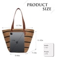 thumbnail image 3 of CAILDANL Straw Beach Bag, Summer Straw Handbags for Women TrendyStraw Purses Woven Tote Bag for Travel Vacation, 3 of 7
