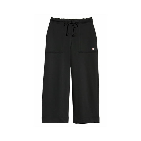 Champion Fleece Crop Womens Active Pants Size S, Color: Black