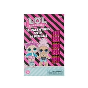 Way To Celebrate LOL Surprise Valentine's Day Cards, 16 Count, Pink & Blue Exchange Cards