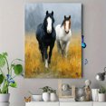 thumbnail image 4 of Antique Horse Equestrian Canvas Print, Vintage Moody Rustic Animal Art, Farmhouse Wall Decor, 4 of 8
