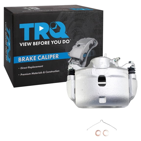 TRQ Front Left Brake Caliper w/Bracket Drivers Side Compatible with 2002-2004 Honda CR-V 2003-2011 Element