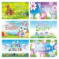 WIURAY Flag Banners For Outside Easter Banner Holiday Decorations Egg