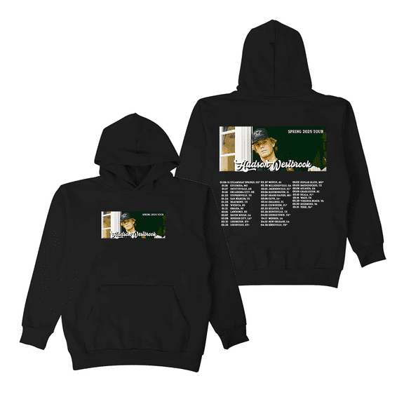 Hudson Westbrook Merch Hoodie Spring 2025 Tour Sweatshirt Long Sleeve Men Women Pullover